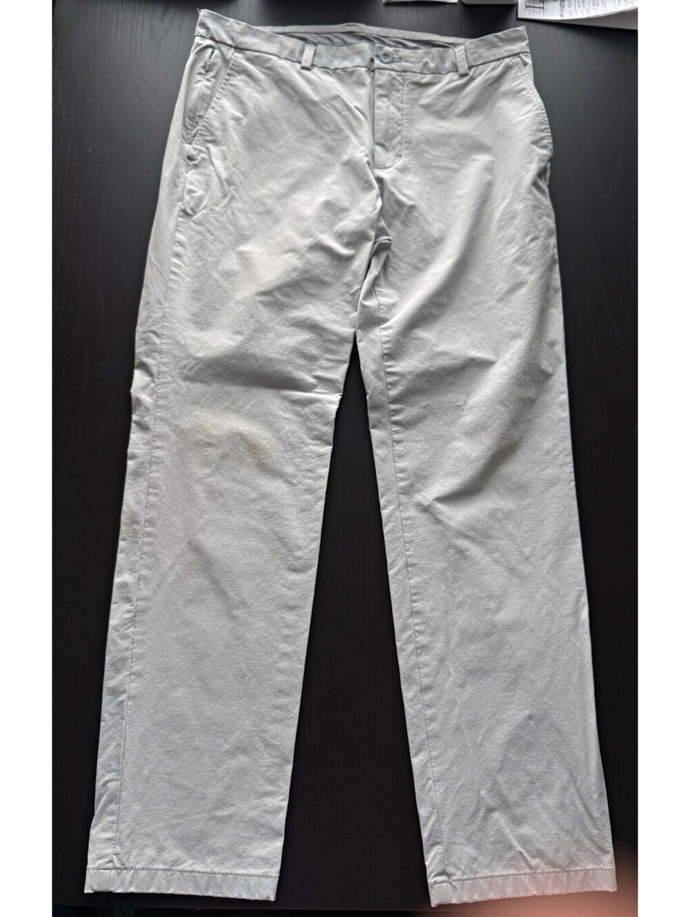 Vineyard Vines OTG On-The-Go Pant Mens 34x30 Gray Performance Stretch Chino